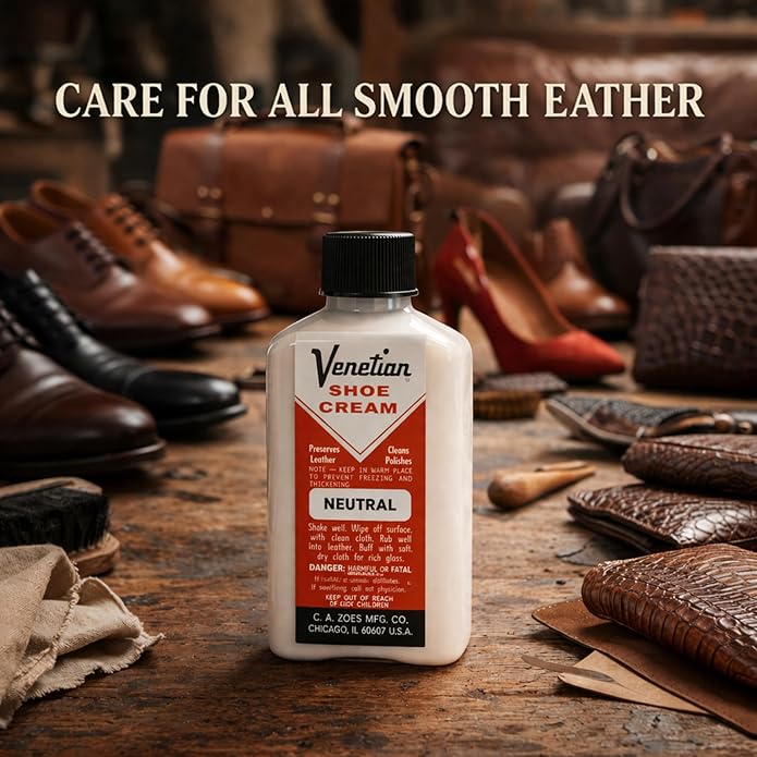Venetian Shoe Cream, 3 Ounces, Neutral