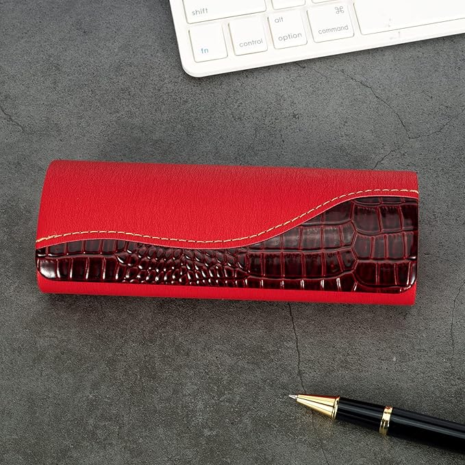 Vemiss Hard Shell Eyeglass Cases, Lightweight Portable Glasses Case for Women Men