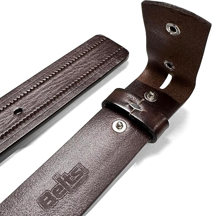 Genuine Full Grain Western Engraved Tooled Leather Strap or Belt 1-1/2" Wide