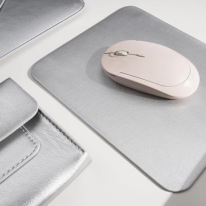 Laptop Sleeve Compatible with 2024 13inch MacBook Air M3 A3113, 13 MacBook Pro M2, Surface Pro 3 4 5 6 7, Dell XPS 13 with Small Pouch, Mouse Pad and Cord Holder Color Silver