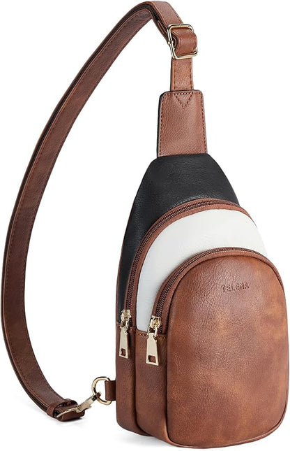 Telena Crossbody Bags for Women Leather Cross Body Sling Bag for Woman Travel