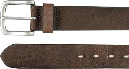 Lucky Brand Men's Jeans Leather Belt| Classic| Casual| Dress| Everyday| American Heritage| Genuine Leather| Metal Buckle