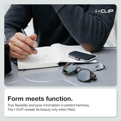 I-CLIP, Premium Men's Leather Wallet, Versatile Changeable Money clip, Secure Card Holder, Compact Men's Wallet Minimalist, Sleek Slim Design, Perfect Money Clip Wallet for Men