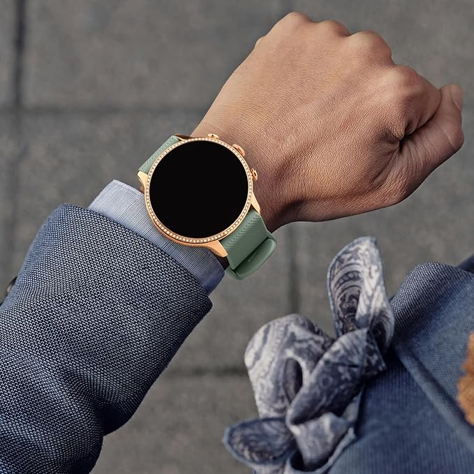 Vanjua 18mm Watch Bands Quick Release Replacement Wristband, 4 Pack Soft Silicone Waterproof Sport Straps Band for Men Women