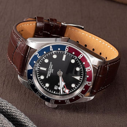 SEURE Quick Release Watch Band,Top Genuine Leather Watch Straps 19mm 20mm 21mm 22mm 24mm for Men and Women