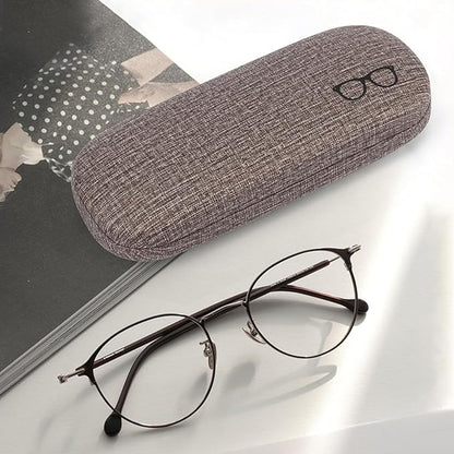 RayLove 3-Pack Hard Shell Eyeglasses Case Large Reading Glasses Hard Case