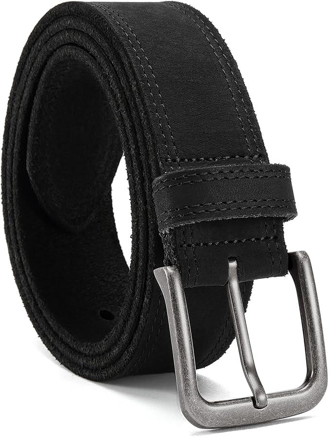 CHAOREN Full Grain Leather Belt for Men, Work Belts for Men Heavy Duty, Daily Wear for Jeans Pants