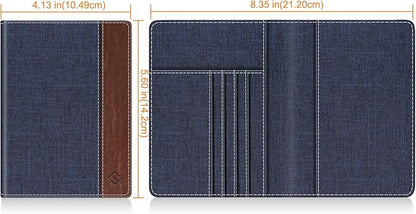 FINTIE Passport Holder, Slim Travel Wallet RFID Blocking Card Case Cover Passport Cover Protector Essentials with Credit Card Slots for Women/Men | Slim, RFID Blocking, Card Case Cover, Essentials, Credit Card Slots