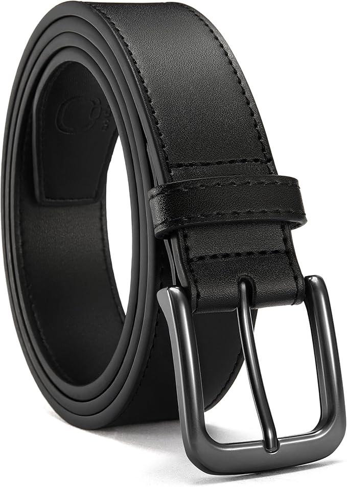 CHAOREN Mens Belts Leather - 35mm Genuine Leather Belt for Jeans - Men Gift for Casual Dress