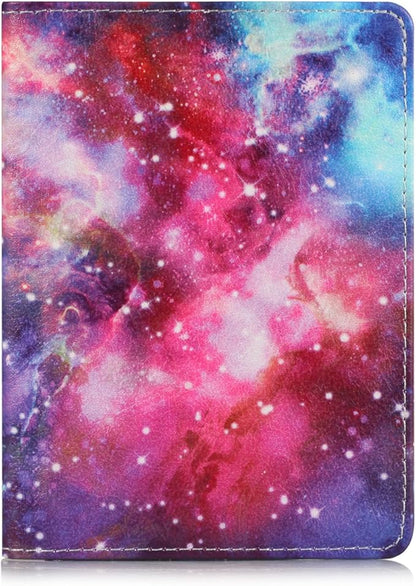 EpicGadget Passport Holder Cover Case Travelling Passport Cards Carrier Wallet Case (Twilight Galaxy)