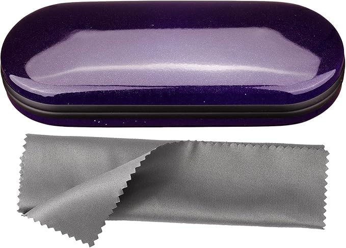 Vemiss Hard Shell Eyeglass Cases, Lightweight Portable Glasses Case for Women Men