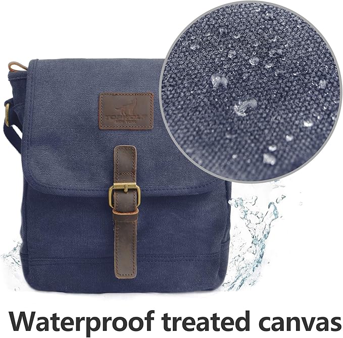 Canvas Messenger Bag Small Crossbody Bag Casual Travel Working Tools Bag Shoulder Bag Hold Phone Handset Anti Theft | Small, Casual, Travel, Working Tools Bag, Hold Phone, Handset