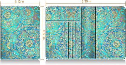 FINTIE Passport Holder, Slim Travel Wallet RFID Blocking Card Case Cover Passport Cover Protector Essentials with Credit Card Slots for Women/Men | Slim, RFID Blocking, Card Case Cover, Essentials, Credit Card Slots