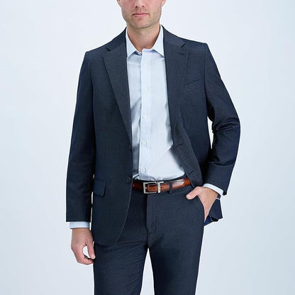 Haggar Men's 2-in-1 Reversible Leather Belt for Dress Pants, Suits, Khakis - Classic, Business Casual, Formal, Work