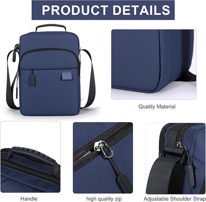 Messenger Bag for Men Sling Bag Anti Theft Crossbody Shoulder Bag Large Capacity Business Satchel for Travel Work