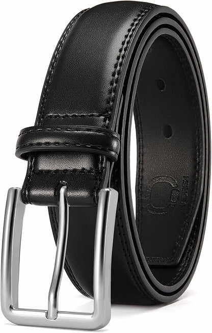CHAOREN Mens Belt Leather - 1 3/8" Dress Belts for Men - Considerate Gift for Work Business Casual Jeans