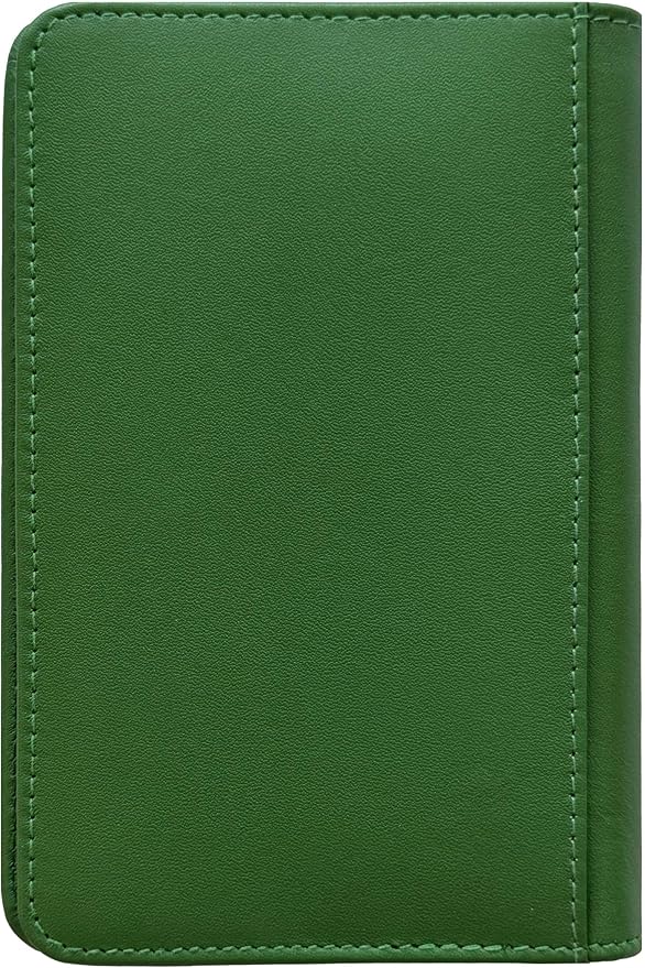 Emerald Green Genuine Leather RFID Passport Cover