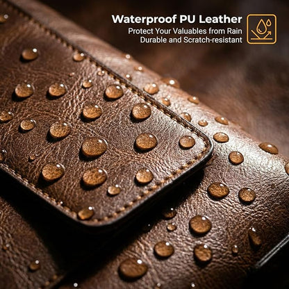 Messenger Bag for Men, 13 inch Purse Crossbody Bag, Waterproof Shoulder Bag for Office Business