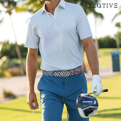 XZQTIVE Braided Belt Stretch Belt for Men and Women Multicolored Woven Golf Belt Elastic Jean Belts