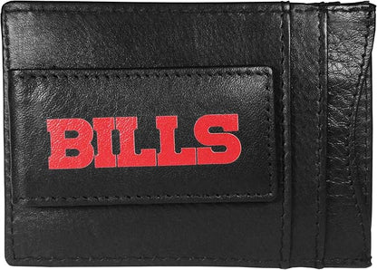Siskiyou Sports NFL unisex Leather Cash & Cardholder & Money Clip