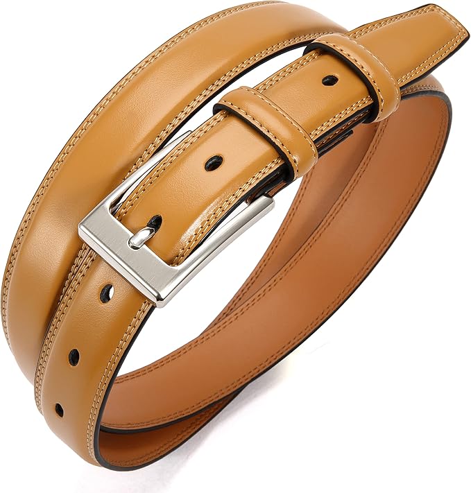 CHAOREN Mens Belts Leather Gift for Men - Ideal Match for Mens Dress Shoes