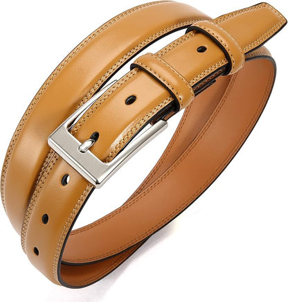 CHAOREN Mens Belts Leather Gift for Men - Ideal Match for Mens Dress Shoes