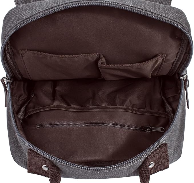 Leaper Retro Crossbody Bag Sling Bag Canvas Messenger Bag for Men Women Shoulder Bag Crossbody Handbags Satchel Travel Bag