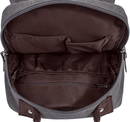 Leaper Retro Crossbody Bag Sling Bag Canvas Messenger Bag for Men Women Shoulder Bag Crossbody Handbags Satchel Travel Bag