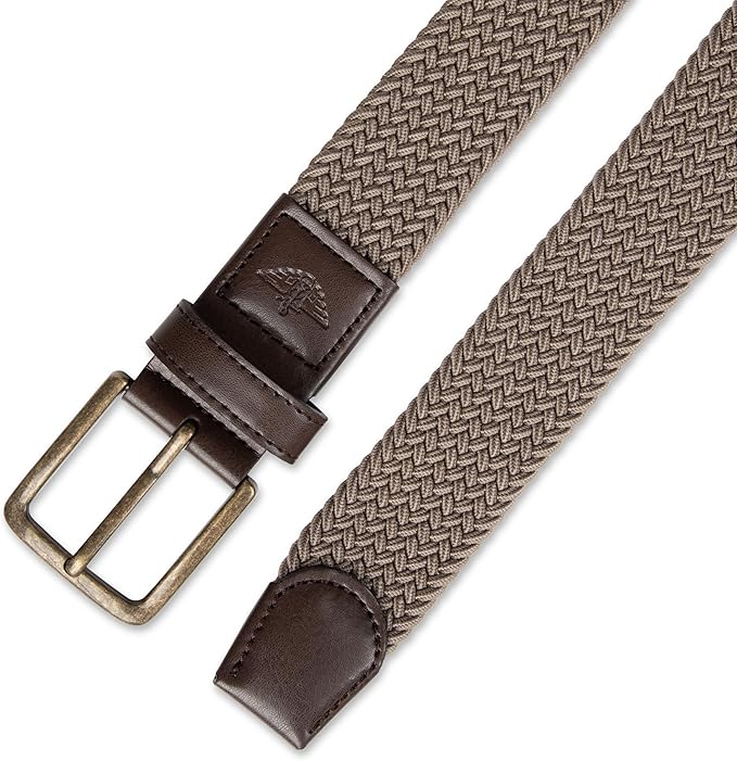 Dockers Men's 1 3/8 in. Stretch Fabric Braided Belt