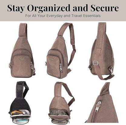 Baggallini womens Securtex Anti-theft Daytripper Sling