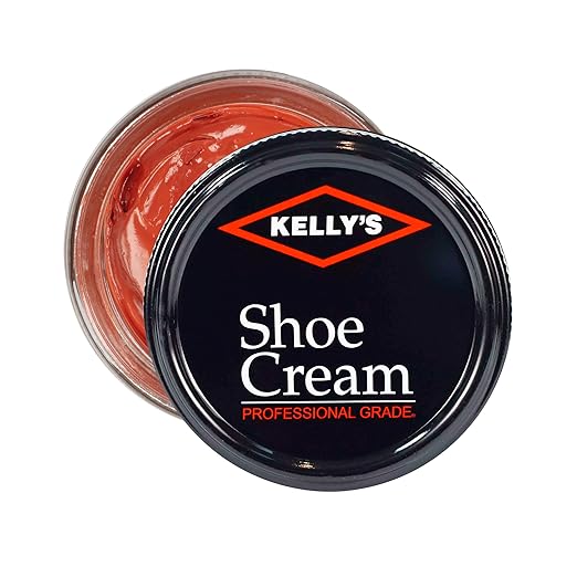 Kelly's Brick Shoe Polish 1.5 oz - Professional Leather Shoe Cream