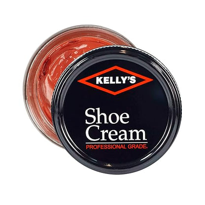 Kelly's Brick Shoe Polish 1.5 oz - Professional Leather Shoe Cream
