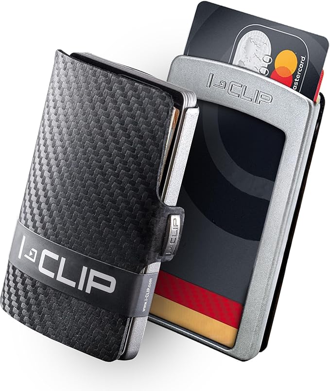 I-CLIP, Premium Men's Leather Wallet, Versatile Changeable Money clip, Secure Card Holder, Compact Men's Wallet Minimalist, Sleek Slim Design, Perfect Money Clip Wallet for Men