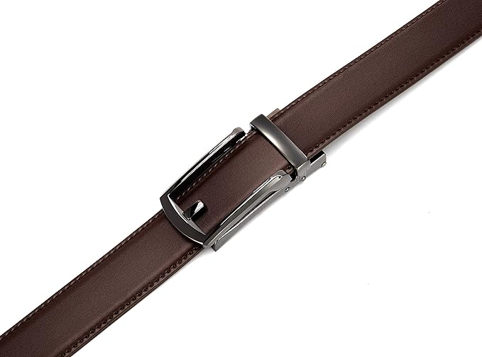 CHAOREN Mens Dress Belt - Ratchet Belt Leather 1 1/4" Comfort Click - Perfect Companion to Mens Dress Shoes