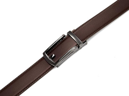 CHAOREN Mens Dress Belt - Ratchet Belt Leather 1 1/4" Comfort Click - Perfect Companion to Mens Dress Shoes