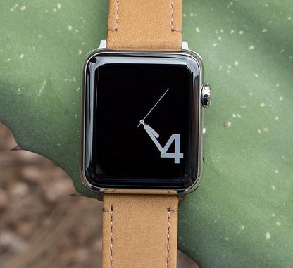BARTON WATCH BANDS - Top Grain Leather Watch Bands Compatible with Apple Watch Models - 1, 2, 3, 4, 5, 6, 7, 8, 9, 10, SE, Ultra & Ultra 2