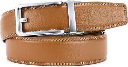 CHAOREN Click Belts for Men - Mens Ratchet Belt 1 3/8" for Dress Pants - Perfect Companion to Men's Oxfords