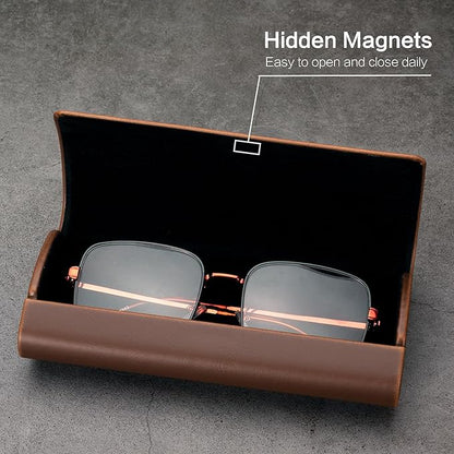 Vemiss Hard Shell Eyeglass Cases, Lightweight Portable Glasses Case for Women Men