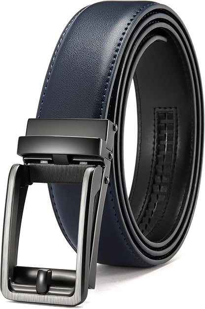 CHAOREN Click Belts for Men - Mens Ratchet Belt 1 3/8" for Dress Pants - Perfect Companion to Men's Oxfords