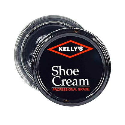 Kelly's Navy Shoe Polish 1.5 oz - Professional Leather Shoe Cream