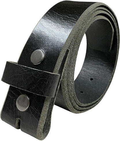 BS304 Genuine Full Grain Vintage Leather Belt Strap or Belt with Buckle_1-1/2"(38mm) wide