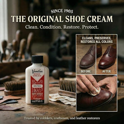 Venetian Shoe Cream, 3 Ounces, Neutral