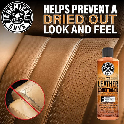Chemical Guys SPI_401 Vintage Series Leather Conditioner Car Interiors, Furniture, Apparel, Sneakers, Boots, and More (Works on Natural, Synthetic, Pleather, Faux Leather and More), 128 fl oz (1 Gal)