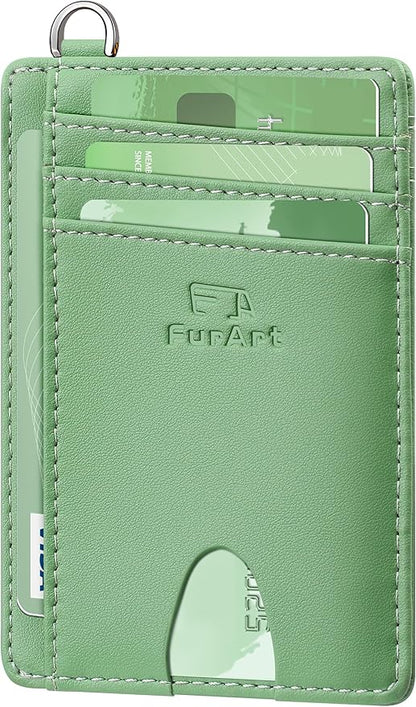 FurArt Slim Minimalist Wallet, Front Pocket Wallets, RFID Blocking, Credit Card Holder for Men