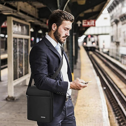 OSOCE Messenger Bag Crossbody Shoulder Bag for Men | Slim Business Design, Lightweight Commuter