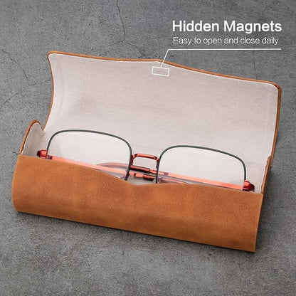 Vemiss Hard Shell Eyeglass Cases, Lightweight Portable Glasses Case for Women Men