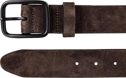 Lucky Brand Men's Jeans Leather Belt| Classic| Casual| Dress| Everyday| American Heritage| Genuine Leather| Metal Buckle