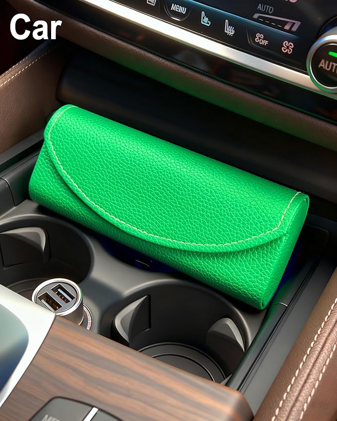 RayLove Ultimate Glasses Case Kit, Hard Shell Sunglasses and Eyeglass Case with Cleaning Cloth, Screwdriver, Ear Hooks