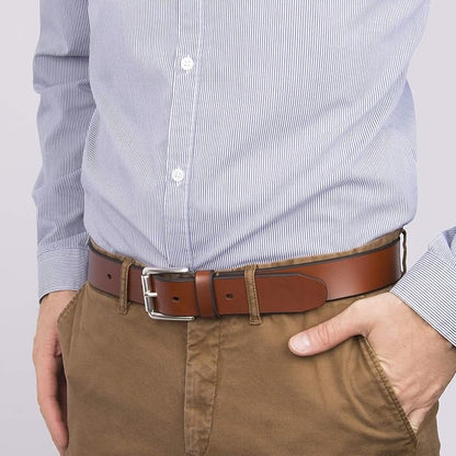 Dockers Men's Leather Casual Belt, Everyday Style (Regular and Big & Tall Sizing)
