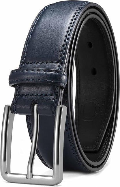 CHAOREN Mens Belt Leather - 1 3/8" Dress Belts for Men - Considerate Gift for Work Business Casual Jeans